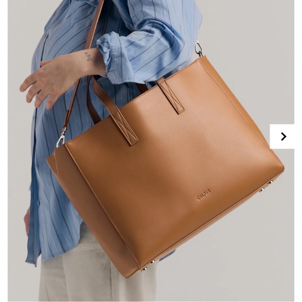 CALPAK | Haven 16" Laptop Tote Bag in Toffee